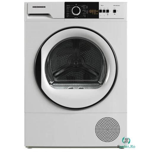 HEINNER Uscator de rufe cu pompa de caldura Heinner HHPD-V8T1CHA++, 8 kg, 15 programe uscare, Displey LED, Alb la 2,268.99 lei ron