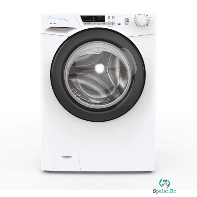 CANDY Masina de spalat rufe Candy HCU1282DB/1-S, 8 kg, 1200 RPM, 16 programe, Clasa D, Kilo Detector, Functie Calcare usoara, Alb la 1,439.99 lei ron
