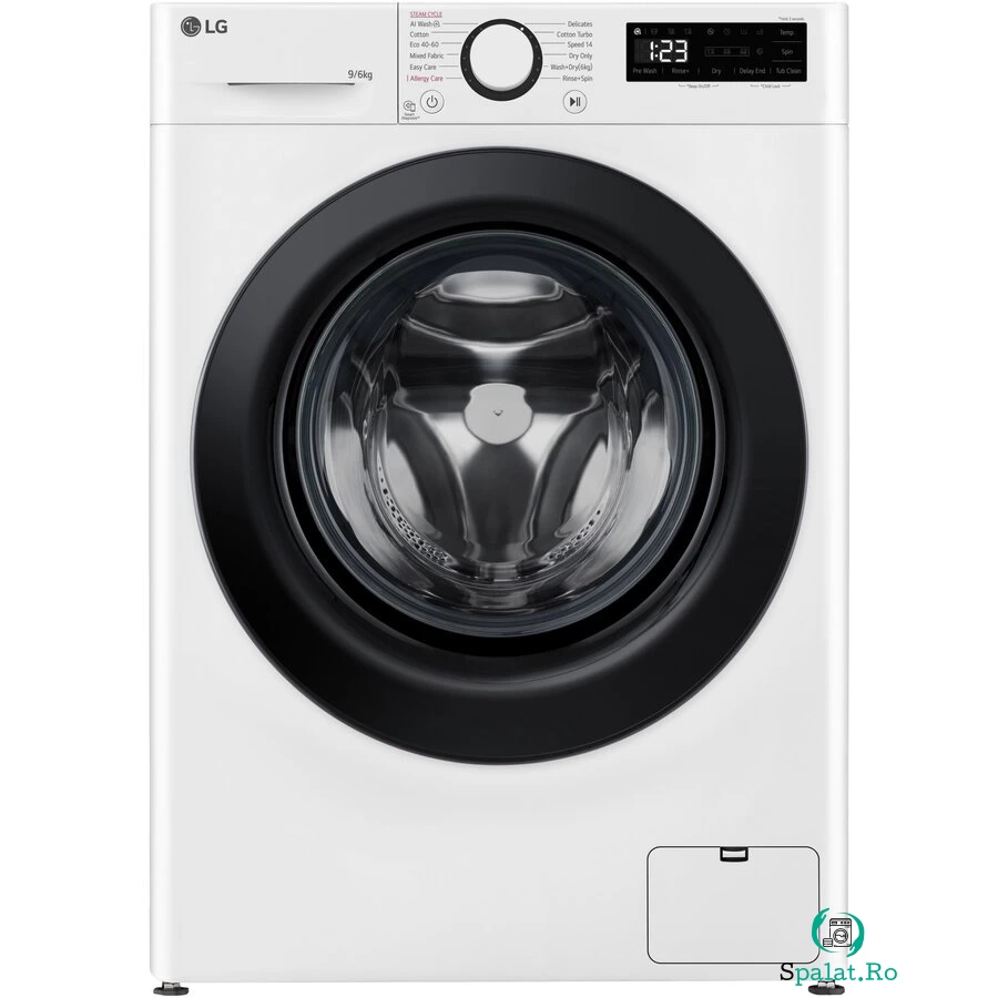 LG Masina de spalat cu uscator, LG F4DR509SBW, 9Kg 1400 rpm 6Kg Uscare, alb