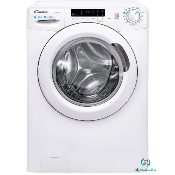 Masina de spalat rufe CS 1272DE/1-S Clasa D 7Kg 1200RPM Functie Kilo Detector Smart Check-up Smart Touch Alb