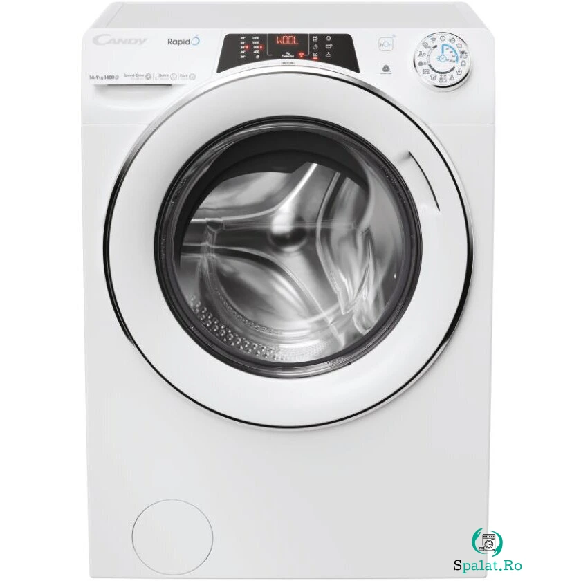 Masina De Spalat Rufe Cu Uscator RapidO Spalare La 14Kg Uscare 9Kg 1400Rpm Clasa A Wifi Quick&Clean Motor Inverter Steam 60x67x85 Alb la 1,874.99 lei ron