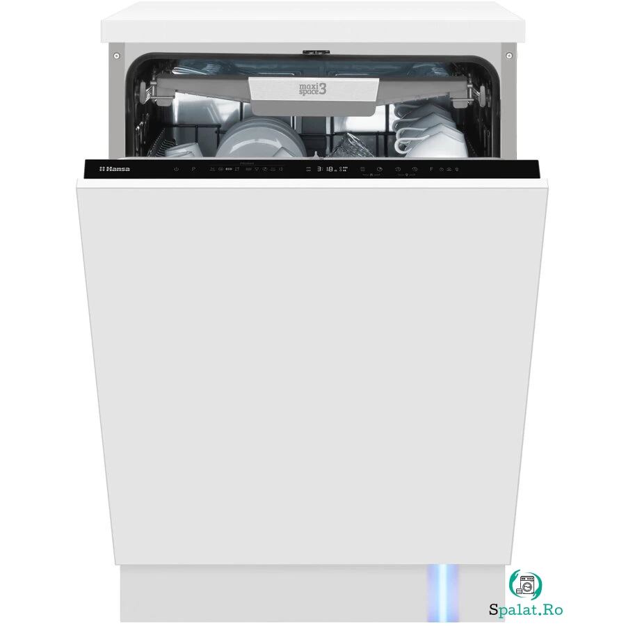 hansa Masina de spalat vase incorporabila Hansa ZIM669ELH, 14 seturi, 9 programe, Clasa C, 60 cm, Alb la 2,047.99 lei ron