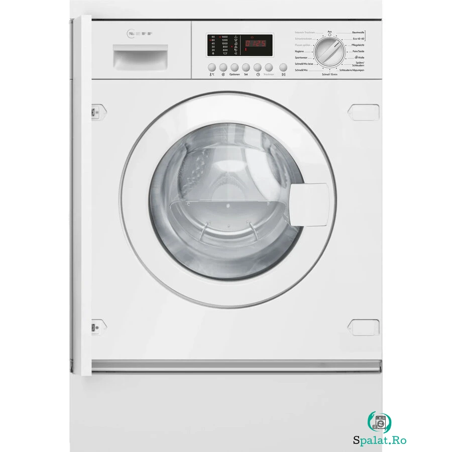 NEFF Masina de spalat cu uscator incorporabila Neff V6540X3, capacitate spalare 7 kg, capacitate uscare 4 kg, 1400 rpm, clasa energetica E, functie Delay Start, Alb