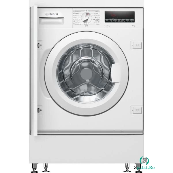 BOSCH Masina de spalat rufe incorporabila Bosch WIW28542EU, 8 kg, 1400 RPM, Motor EcoSilence Drive, SpeedPerfect, ActiveWater Plus, VarioDrum, Clasa C, Alb la 5,807.99 lei ron