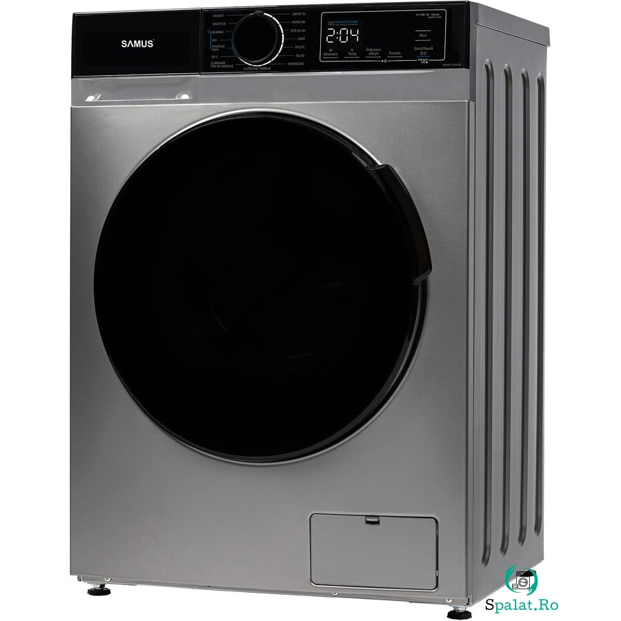 Masina de Spalat Rufe WSADI-10145DS 1400Rpm Clasa A 15 Programe Capacitate 10Kg Termostat Reglabil Gri Inchis la 1,619.98 lei ron